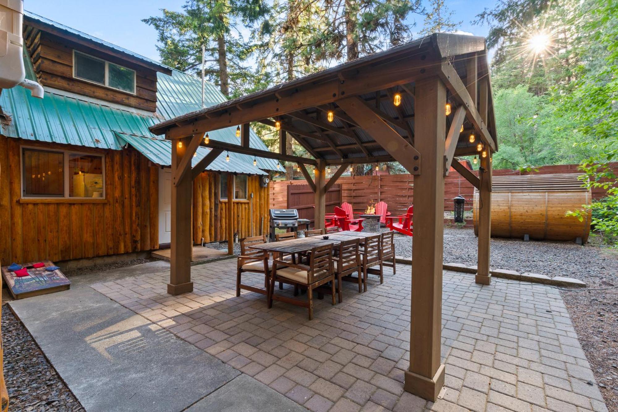 White Pass Log Cabin Luxury Retreat Rimrock Exterior photo