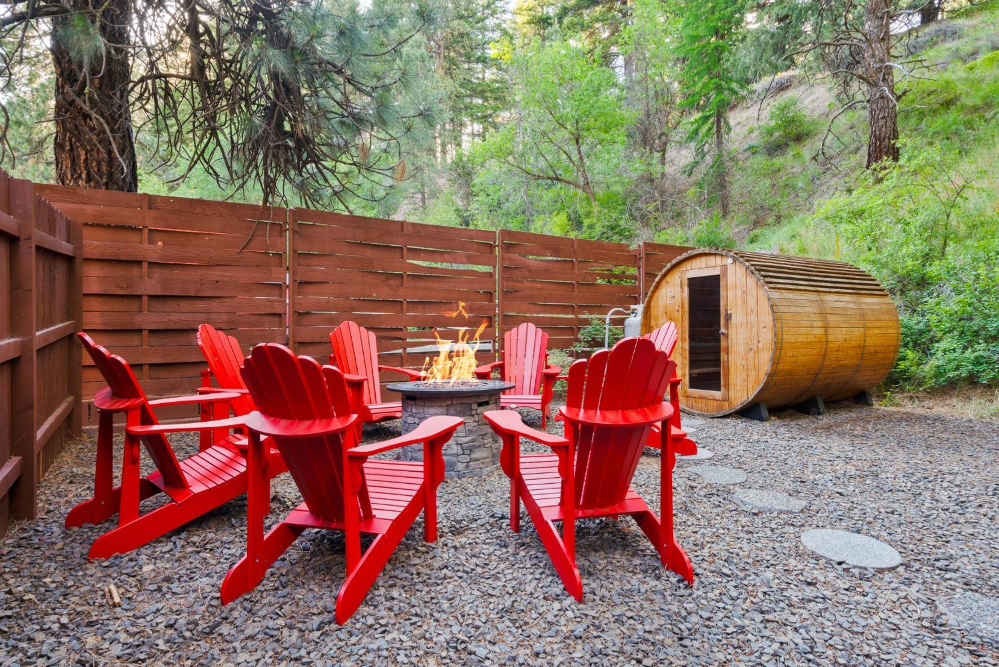 White Pass Log Cabin Luxury Retreat Rimrock Exterior photo